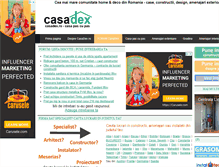 Tablet Screenshot of casadex.ro